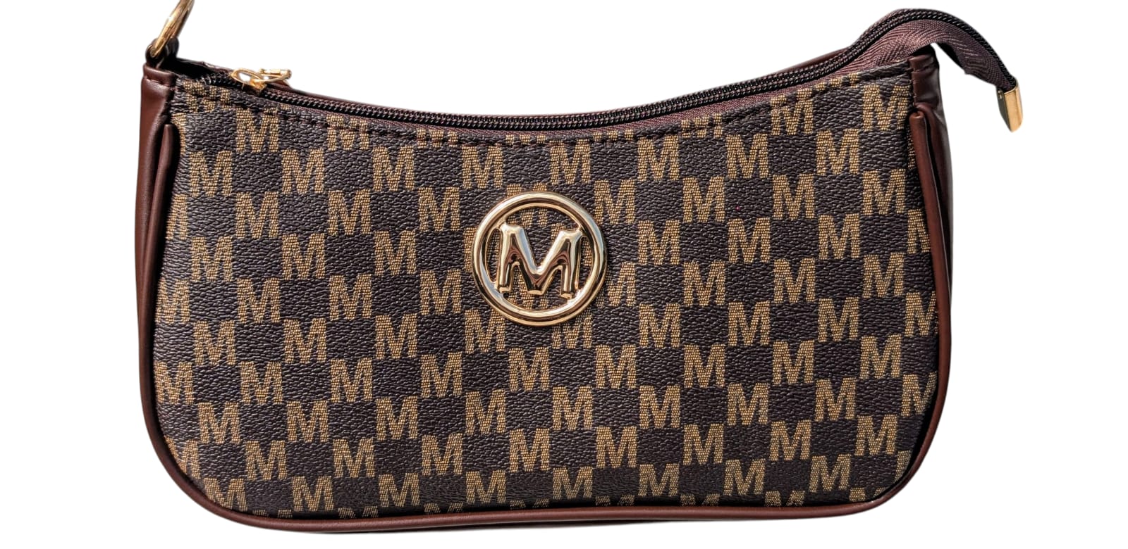 Tijdloze Elegantie: De 'M' Monogram Schoudertas