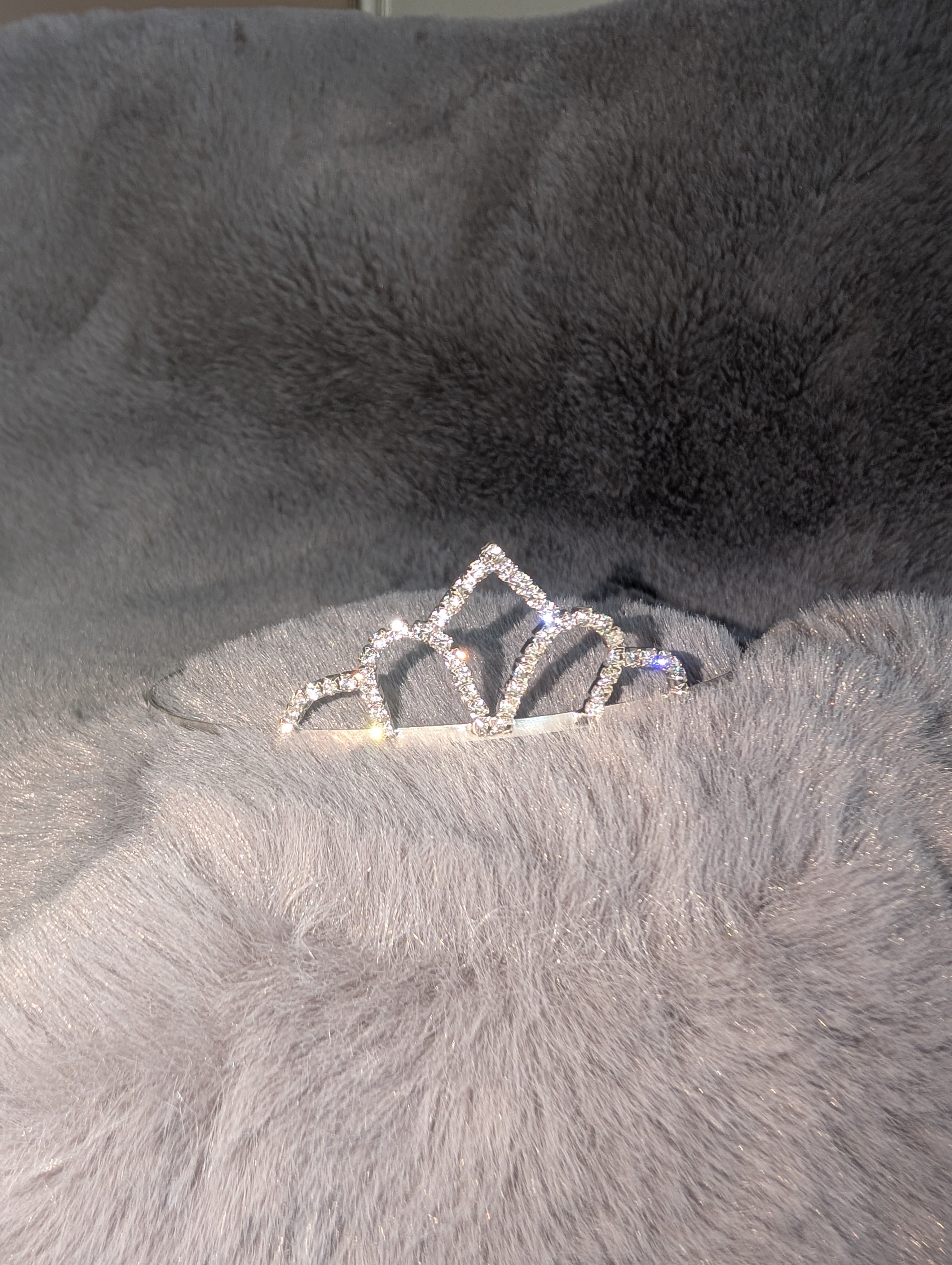Silver tiara
